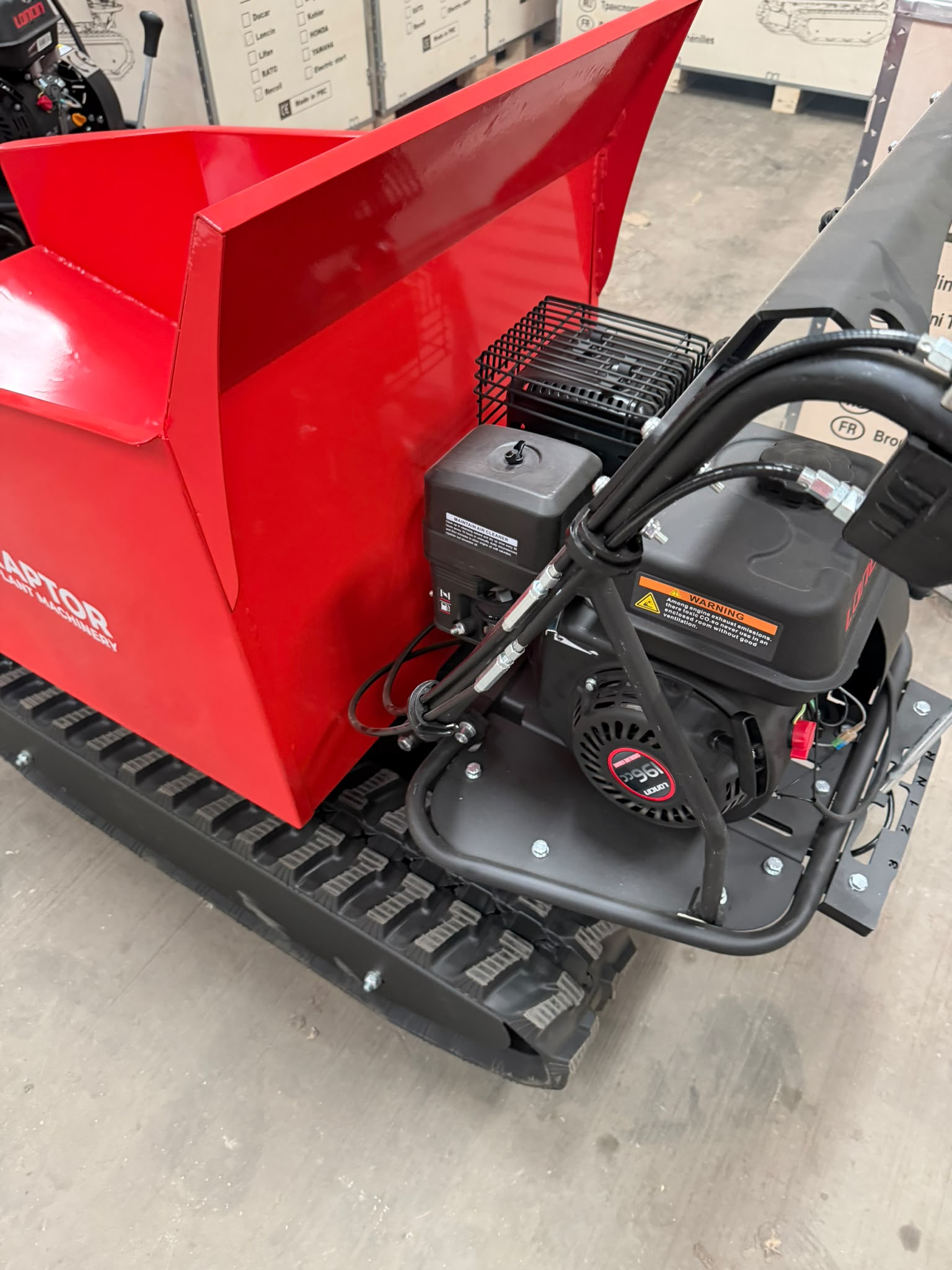 R-TD50MA Tracked Dumper with Hydraulic Tip