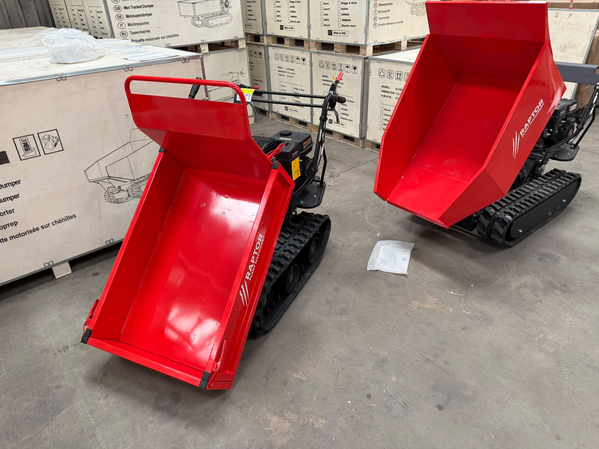 R-TD30MB Tracked Dumper with Extendable Bed
