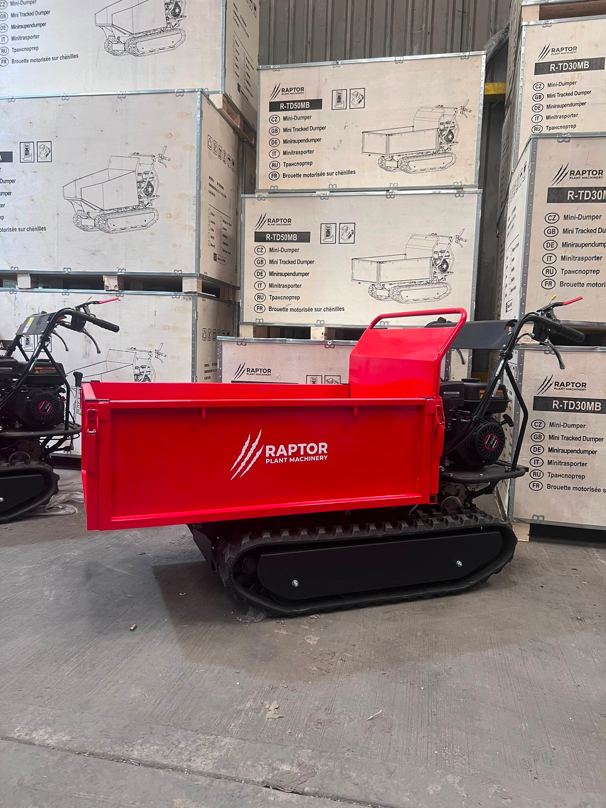 R-TD50MB Tracked Dumper with Hydraulic Tip