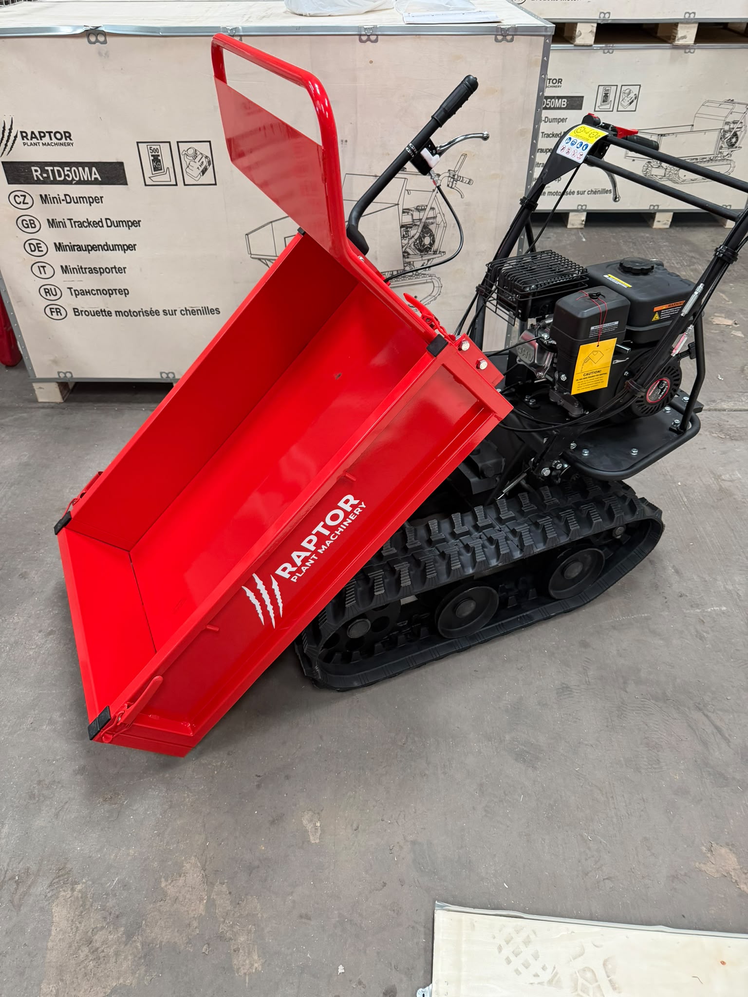 R-TD30MB Tracked Dumper with Extendable Bed