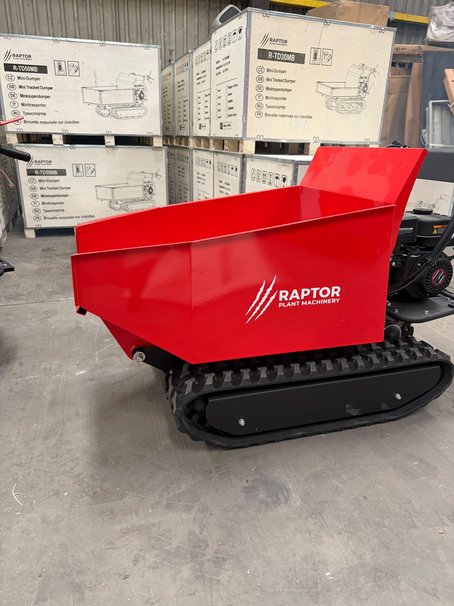 R-TD50MA Tracked Dumper with Hydraulic Tip